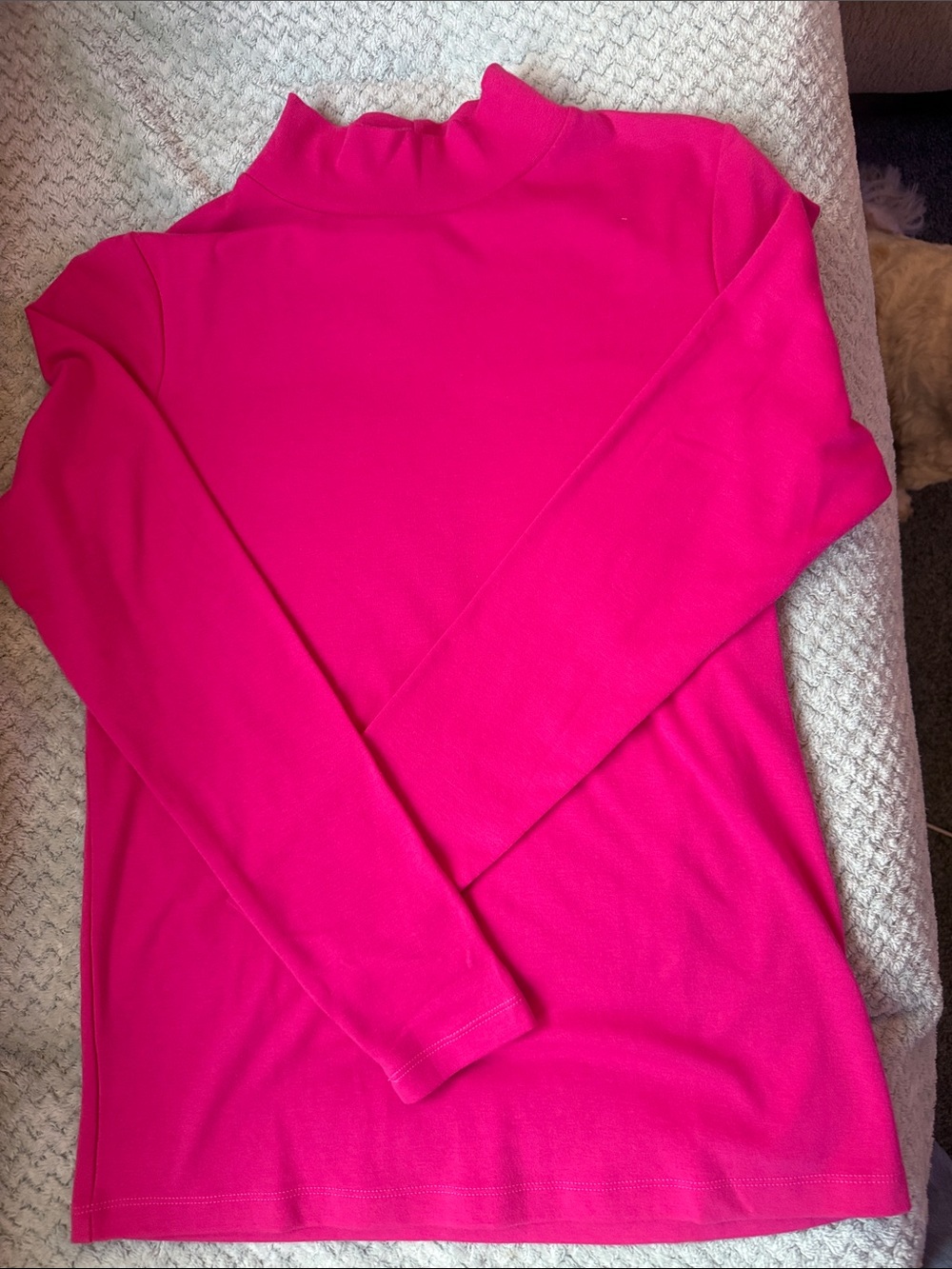 St. John’s Bay Fuschia Mock Turtleneck
